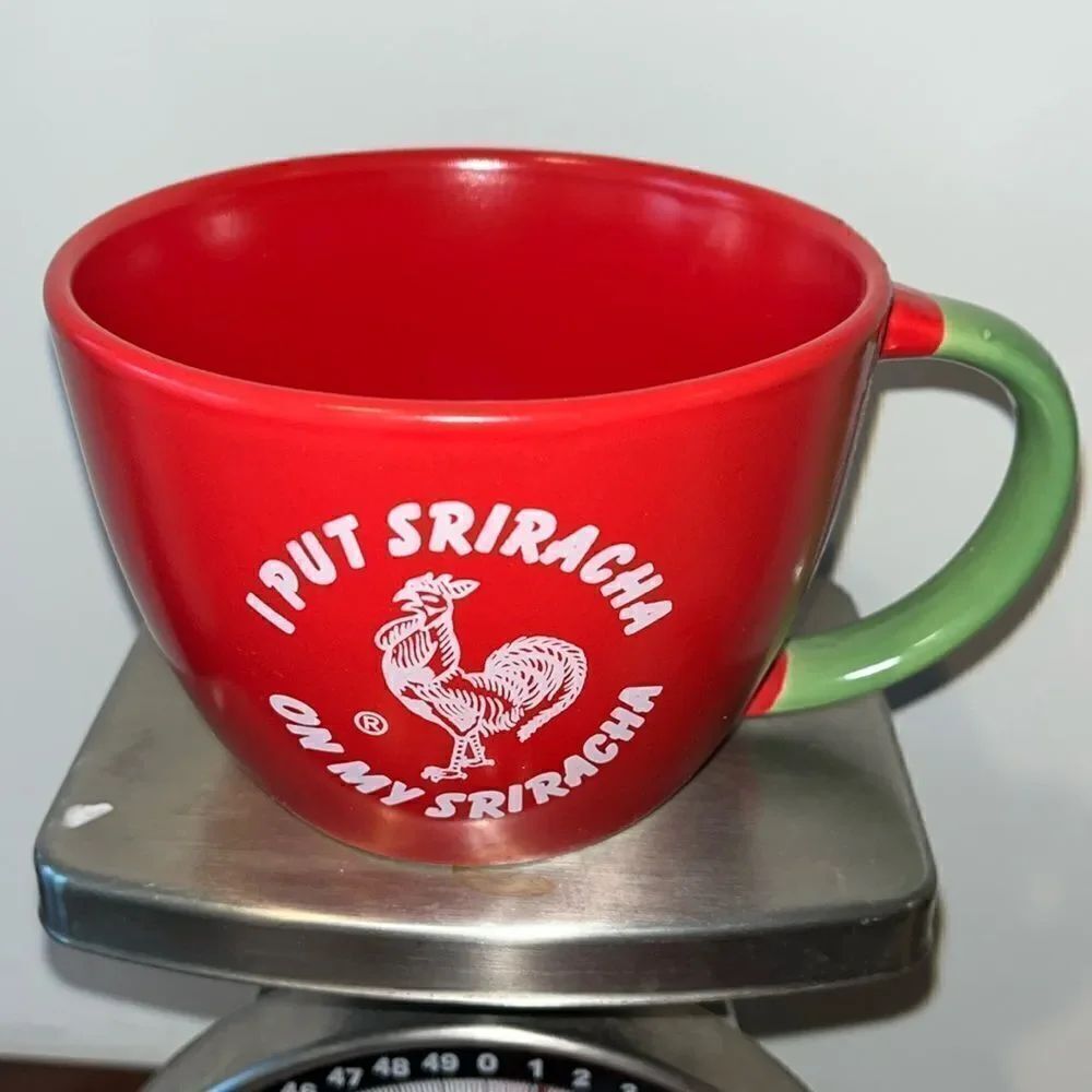 Cup Mug I Put Sriracha on my Sriracha Huy Fong Foods Coffee Tea Noodle Bowl
